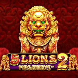 5 Lions Megaways 2 logo by Pragmatic Play at Robocat Casino