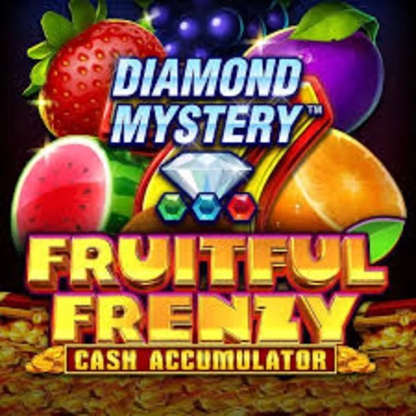Slots logo of Diamond Mystery Fruitful Frenzy Cash Accumulator from Greentube at Robocat Casino
