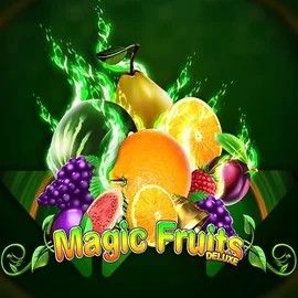 Magic Fruits Deluxe logo by Wazdan at Robocat Casino