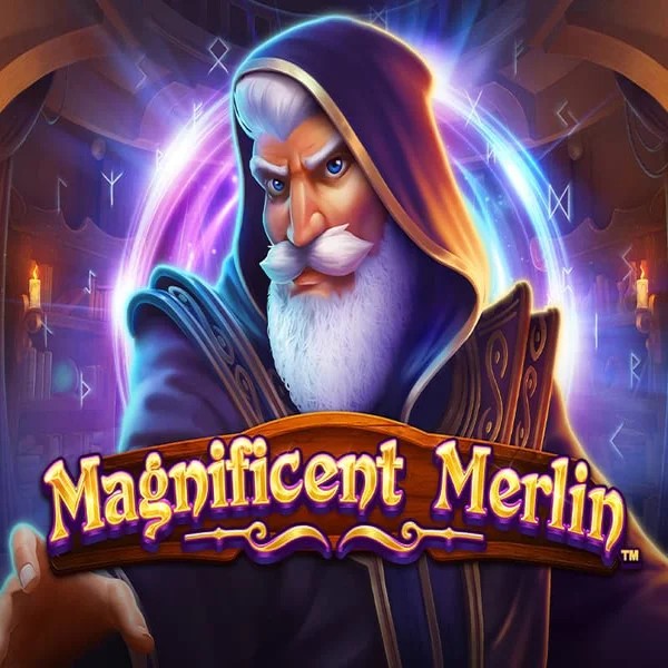 Magnificent Merlin logo by Greentube Robocat Casino