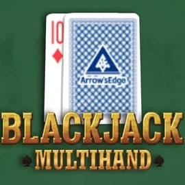 Multihand Blackjack online game logo by Pragmatic Play on robocatspain.com