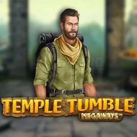 Temple Tumble Megaways logo by Relax Gaming at Robocat Casino